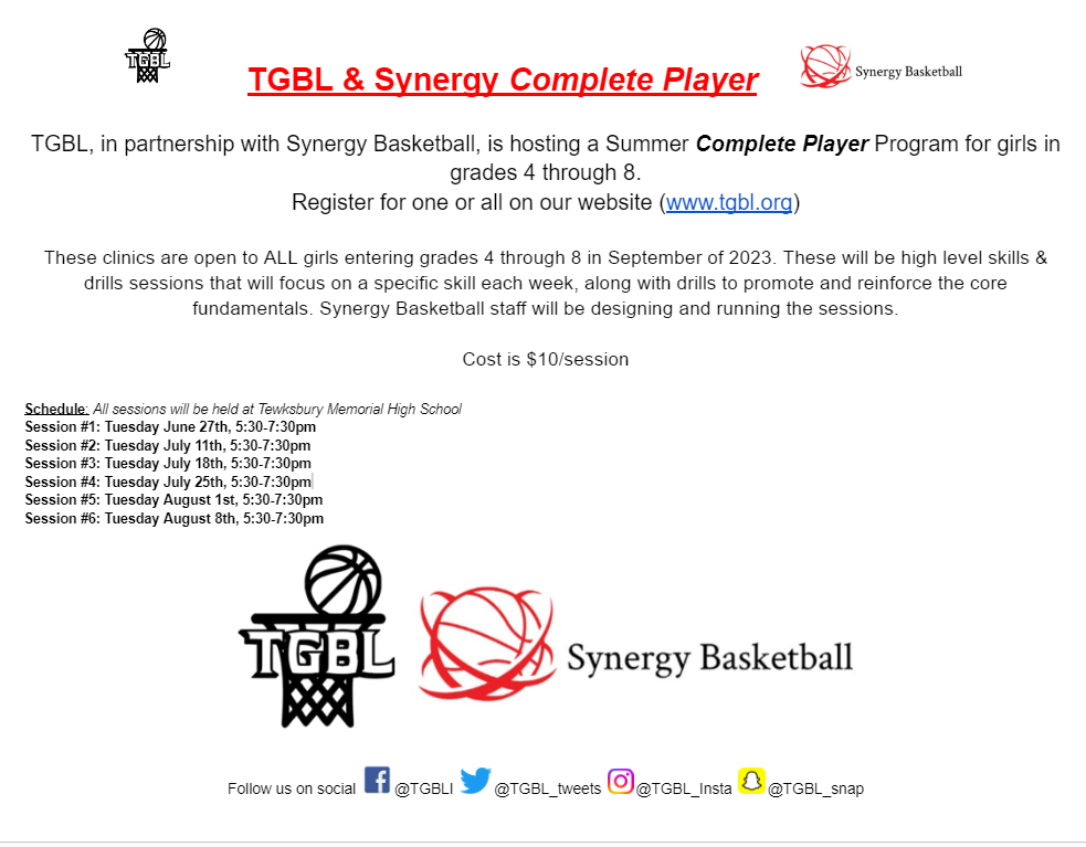 TGBL Synergy Summer 2023